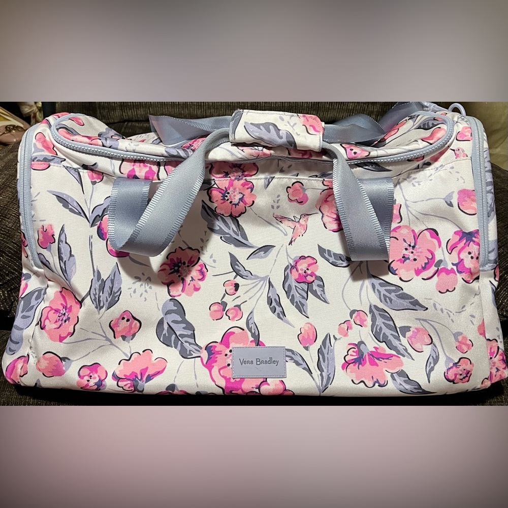 Vera Bradley Recycled Lighten Up Reactive large duffle bag